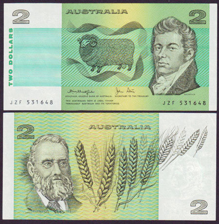 1979 Australia $2 Knight / Stone (EF) L002089